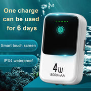 ultra-quiet usb rechargeable aquarium oxygen pump, view 12 - MRSLM