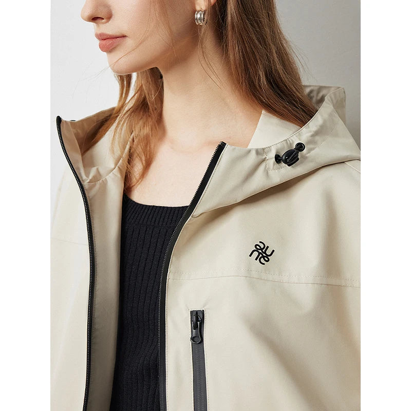 women's hooded workwear cardigan jacket, view 5 - MRSLM