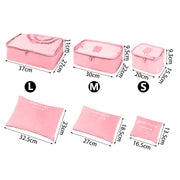6-piece portable travel organizer set, view 12 - MRSLM