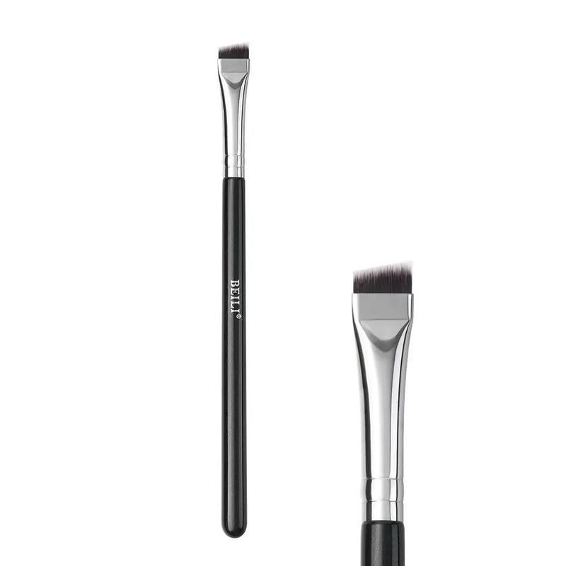 black eyebrow and eyeliner brush, view 2 - MRSLM