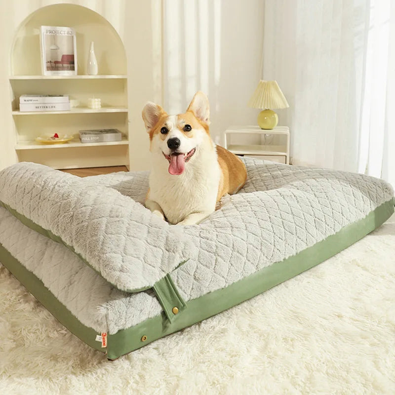 luxury winter dog bed, view 3 - MRSLM