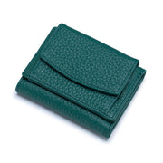 leather mini short wallet for women, view 9 - MRSLM