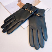 women's warm fleece suede gloves, view 7 - MRSLM
