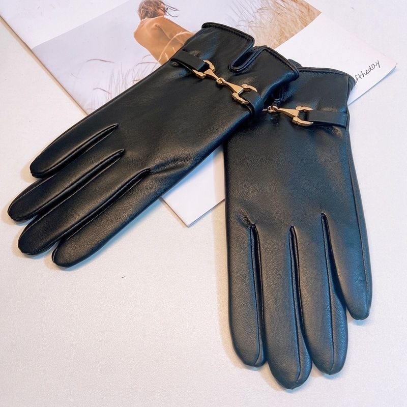 women's warm fleece suede gloves, view 7 - MRSLM