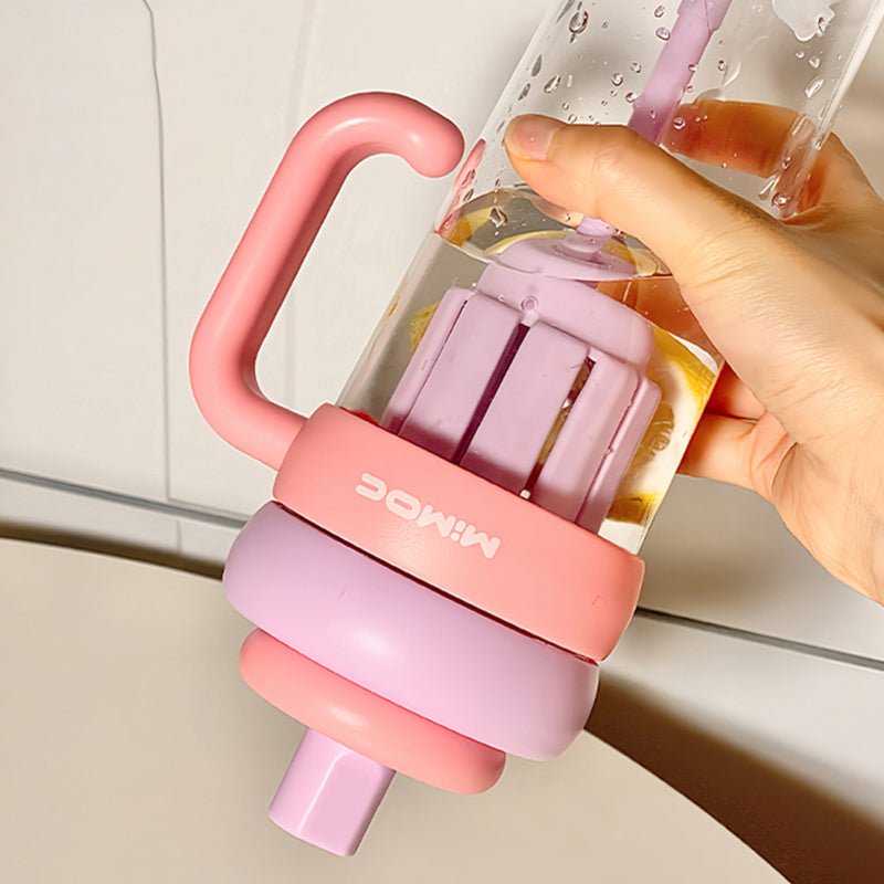multi-use sports water bottle with straw and tea infuser, view 7 - MRSLM