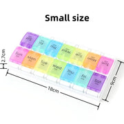 weekly AM/PM pill organizer, view 3 - MRSLM