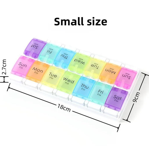 weekly AM/PM pill organizer, view 3 - MRSLM