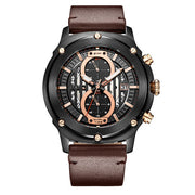 business casual stainless steel quartz watch, view 6 - MRSLM