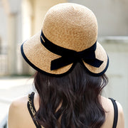 women's big brim summer sun hat, view 5 - MRSLM
