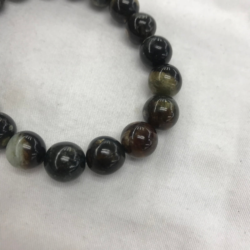 black gold lepidolite bracelet, view 4 - MRSLM