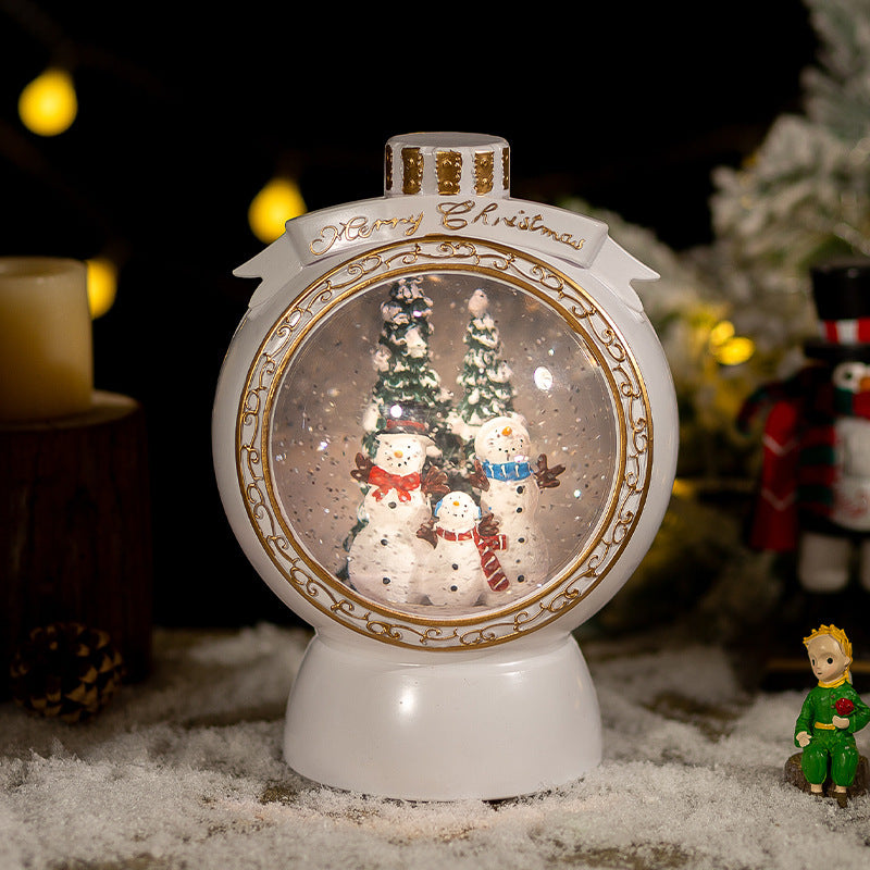 Christmas snow ball music box, view 3 - MRSLM
