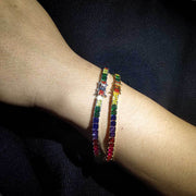 4mm zircon tennis chain bracelet, view 2 - MRSLM