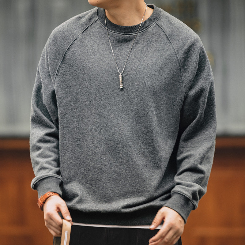 men's o-neck pullover hoodie, view 7 - MRSLM