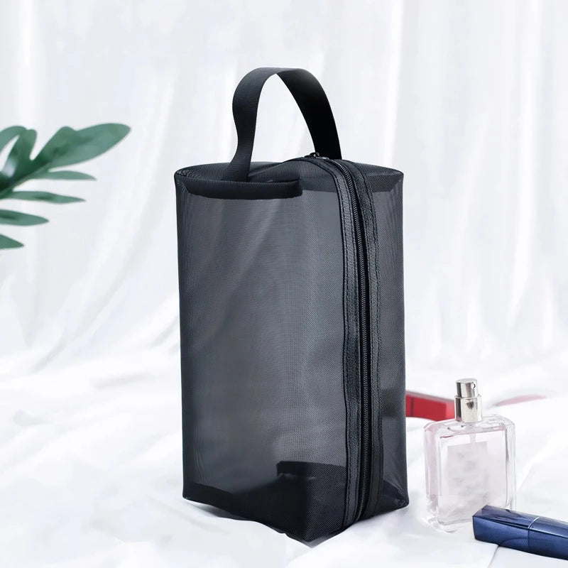 transparent mesh makeup bag, view 3 - MRSLM