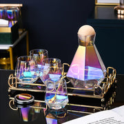 heat-resistant rainbow glass cup set - MRSLM