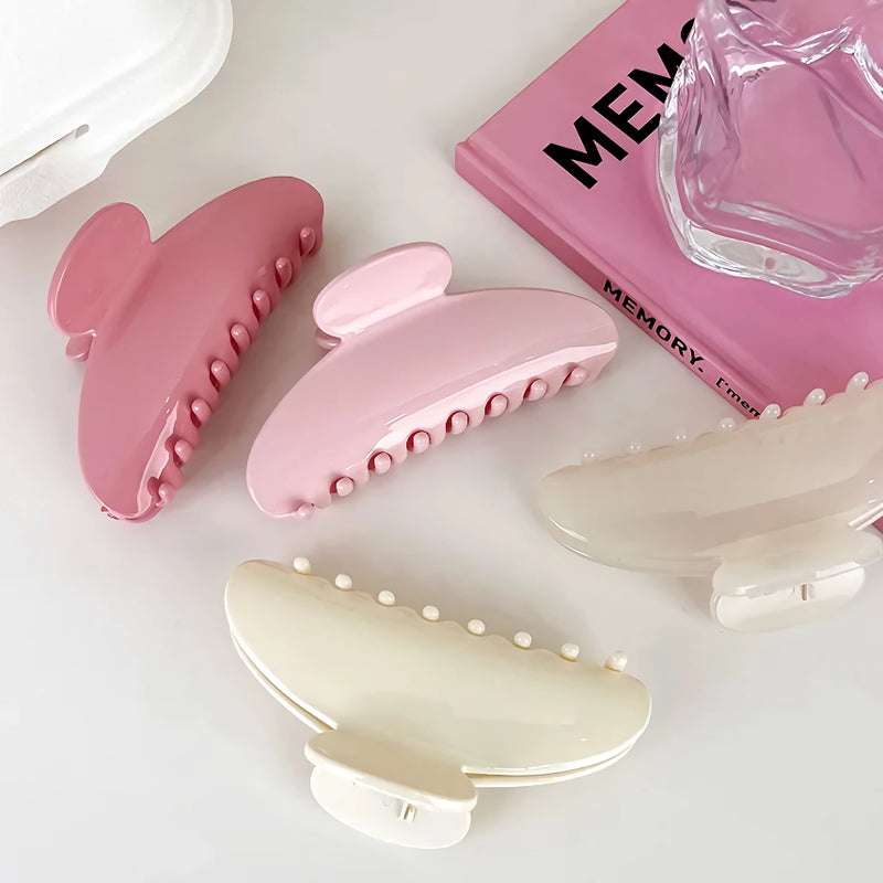 semicircle acrylic hair claw, view 8 - MRSLM