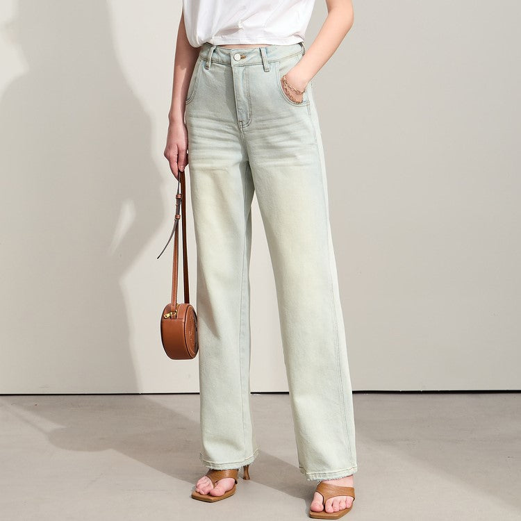 Women's vintage straight-leg jeans - MRSLM