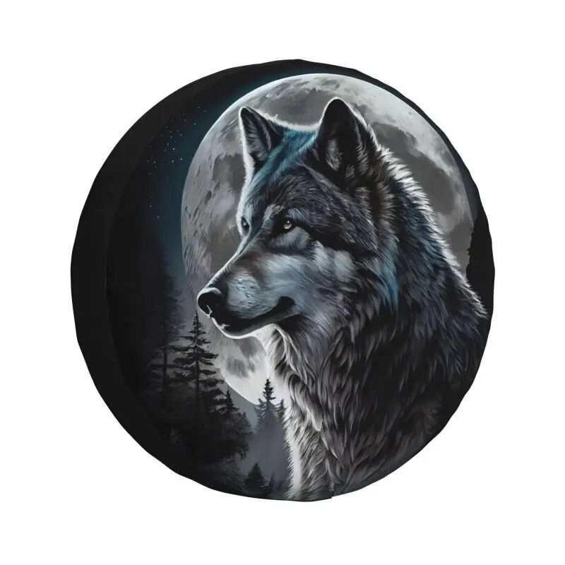 wolf spare tire cover, view 2 - MRSLM