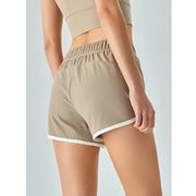 Women's cool cotton yoga shorts, view 10 - MRSLM