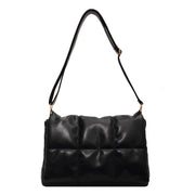 plaid PU shoulder messenger bag, view 12 - MRSLM