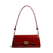 vintage leather shoulder bag, view 2 - MRSLM