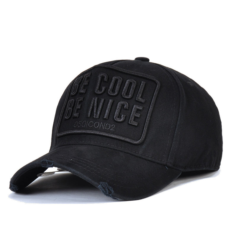 casual embroidered washed cotton hat, view 11 - MRSLM