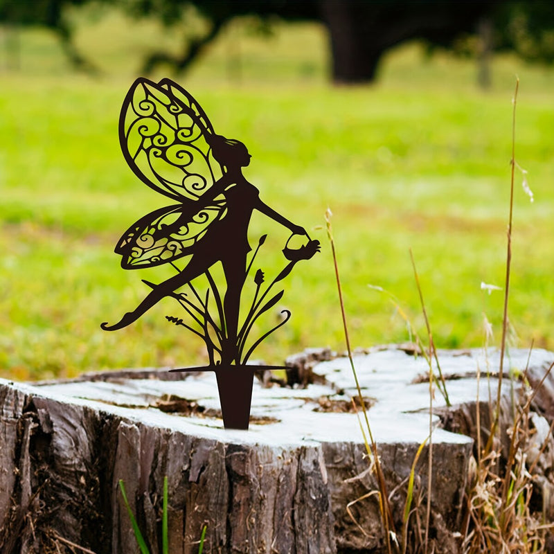 Enchanted garden fairy metal stake, view 7 - MRSLM
