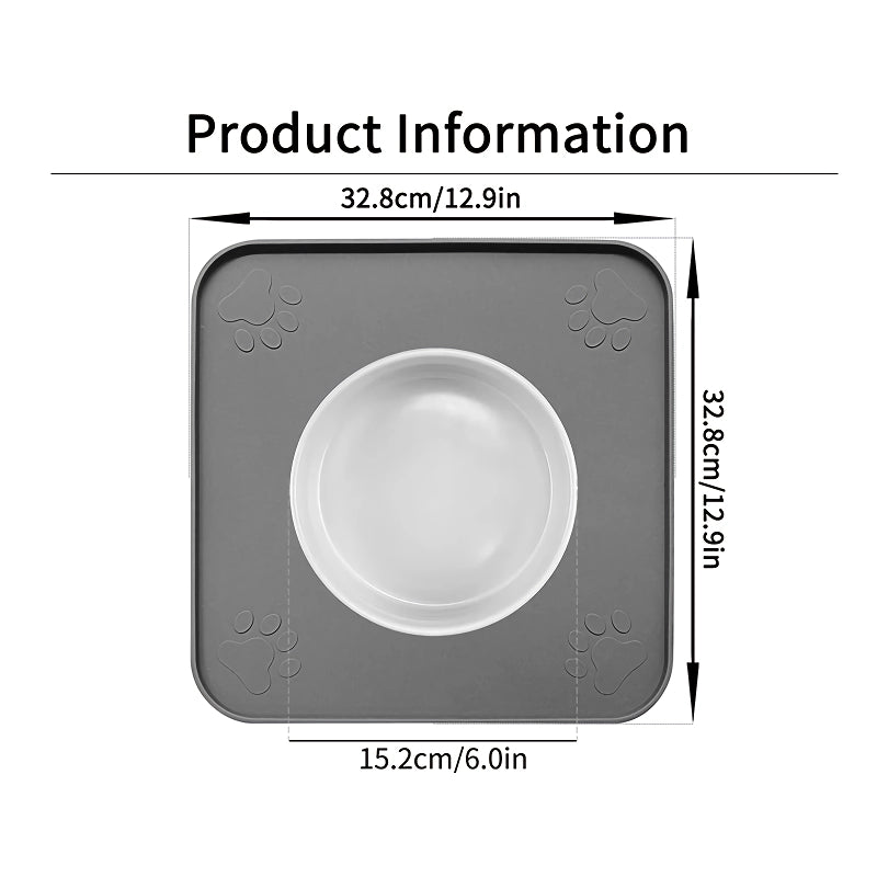 silicone pet feeding mat, view 9 - MRSLM