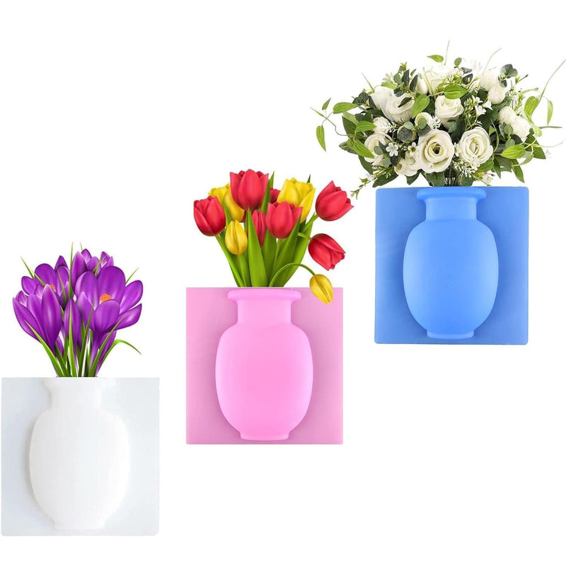 Silicone suction cup wall vase - MRSLM
