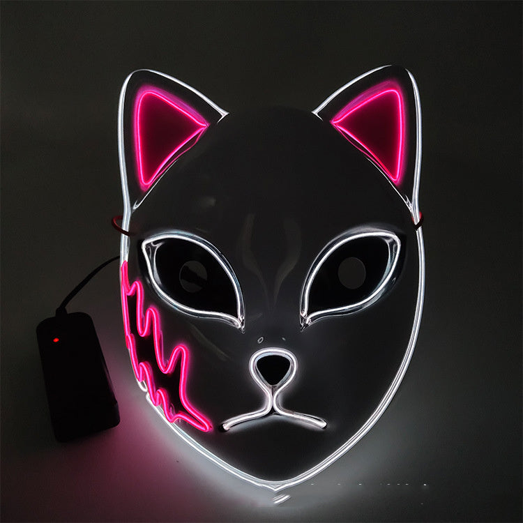 light-up cosplay party mask, view 5 - MRSLM