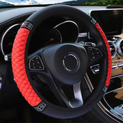 diamond steering wheel cover, view 3 - MRSLM