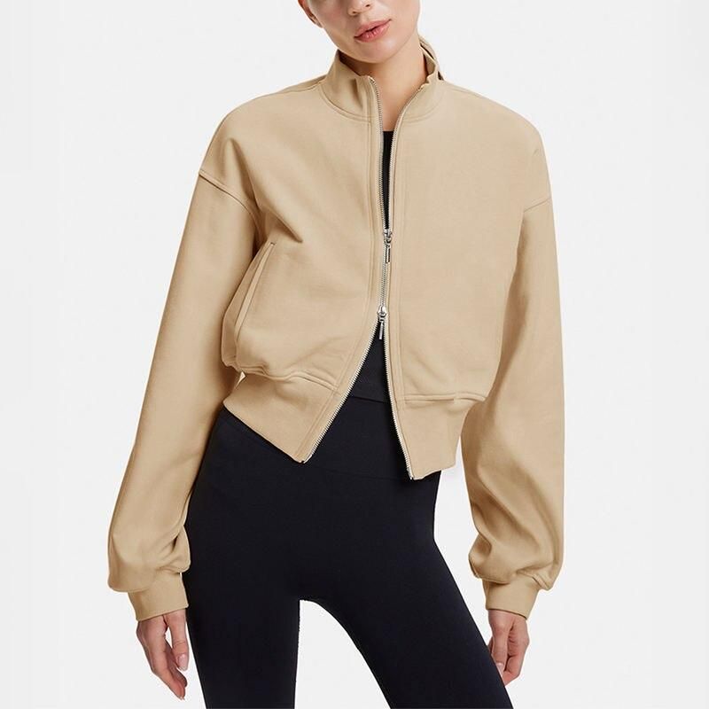 women's cotton zip hoodie - MRSLM