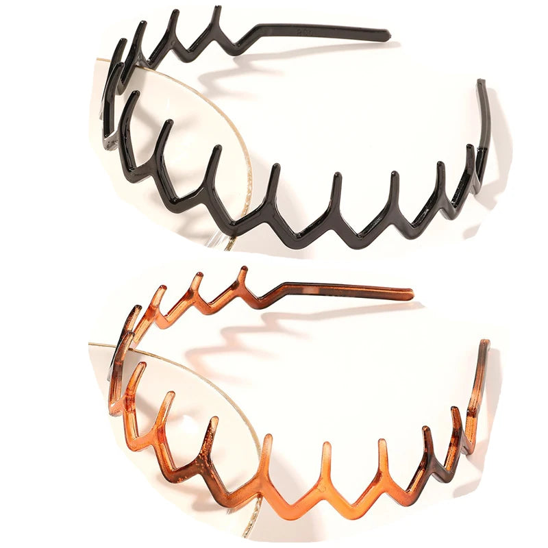 wavy 90s hairbands set of 2, view 2 - MRSLM