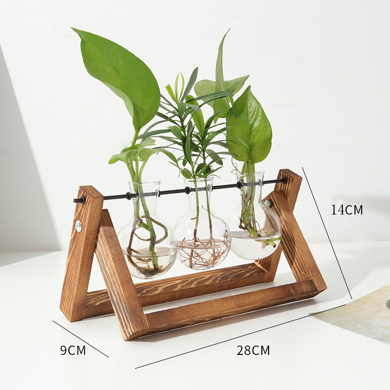 hydroponic glass vase, view 5 - MRSLM