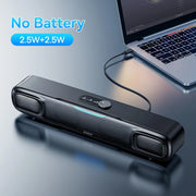 portable bluetooth soundbar speaker, view 2 - MRSLM