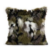 patchwork pu leather cushion cover, view 8 - MRSLM