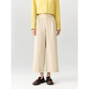 wide-leg cuffed trousers, view 6 - MRSLM