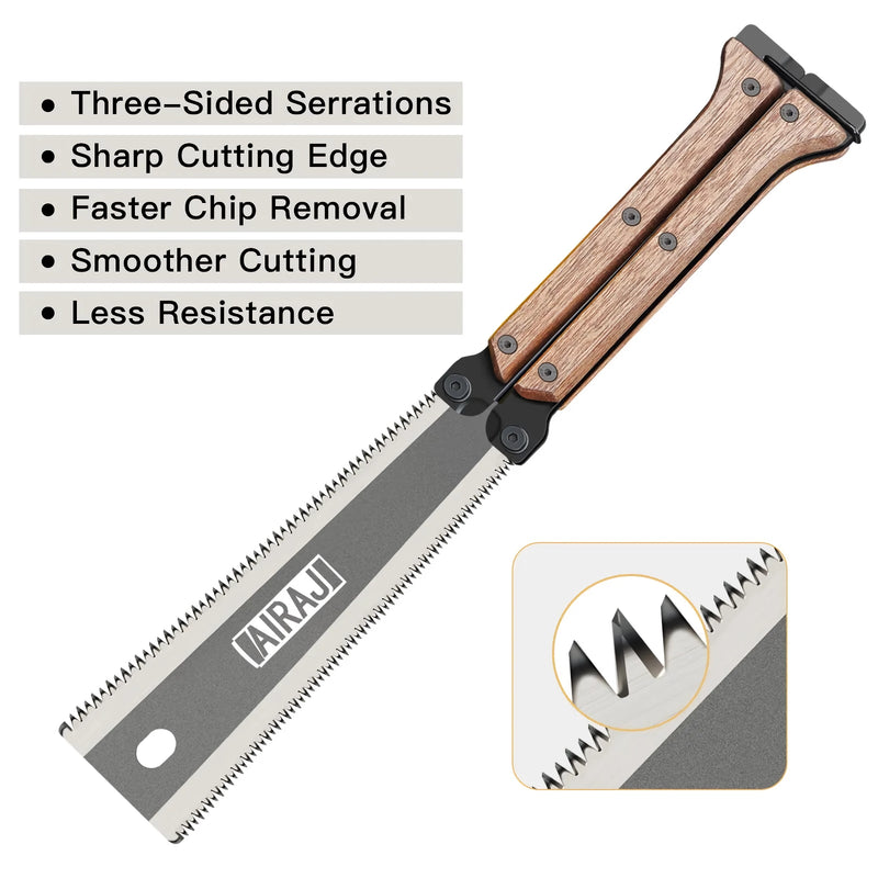 Folding SK5 steel pocket garden saw, view 4 - MRSLM