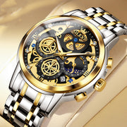 men's quartz chronograph watch, view 6 - MRSLM