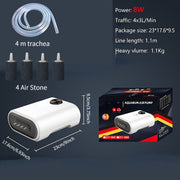 silent aquarium air pump, view 2 - MRSLM