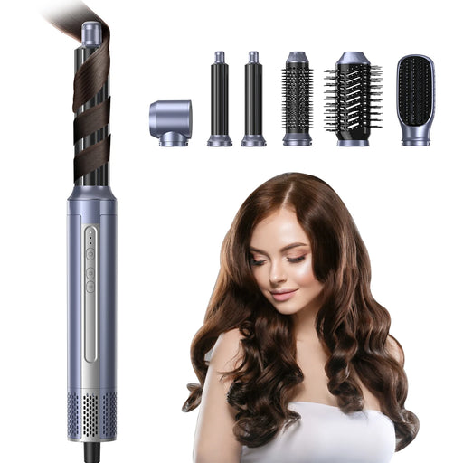 6-in-1 detachable hair dryer brush and styling tool - MRSLM