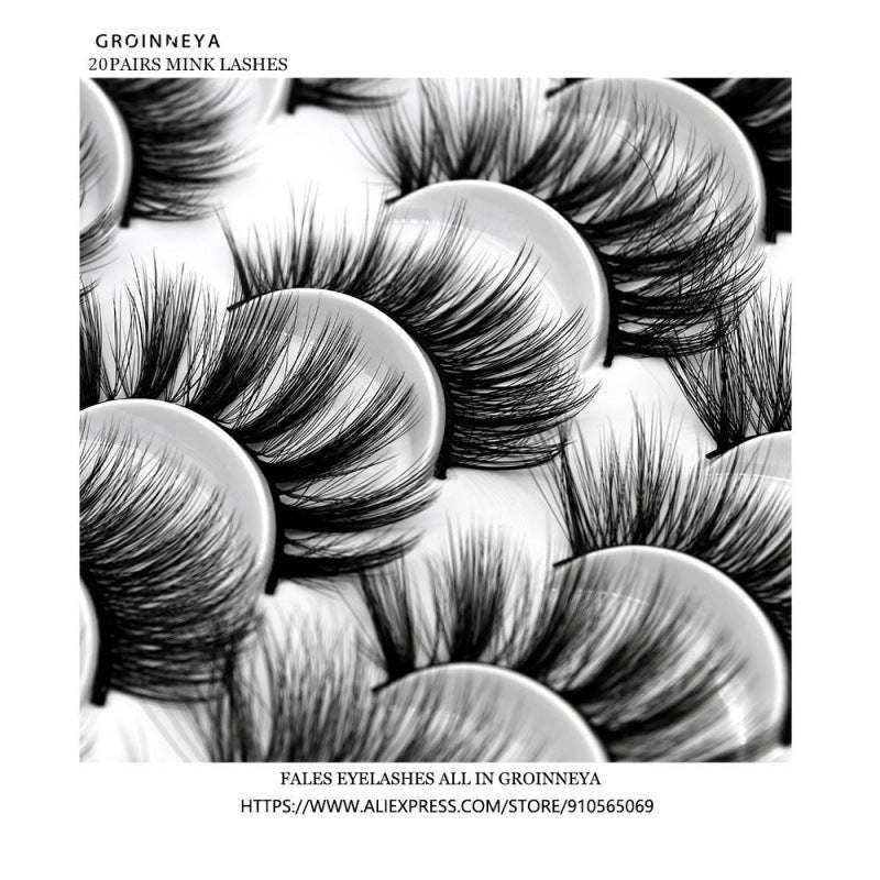 false eyelashes 20 pairs, view 3 - MRSLM