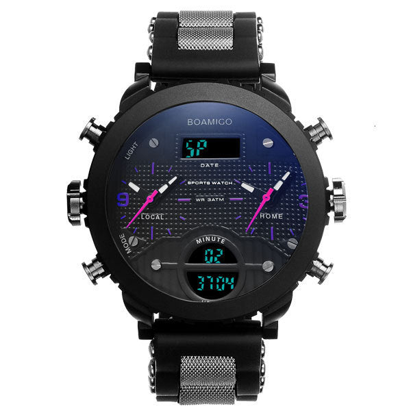 Men's 3 time zone watch, view 12 - MRSLM