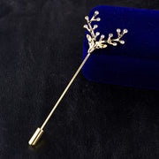 men's small elk brooch pin, view 7 - MRSLM