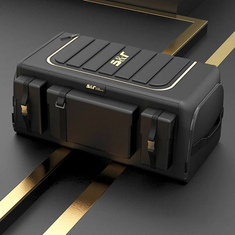 car trunk storage organizer with lid, view 5 - MRSLM