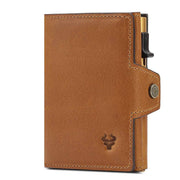 crazy horse cowhide wallet, view 8 - MRSLM