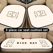 cartoon bear plush car seat cushions, view 2 - MRSLM