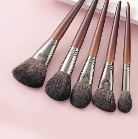 Natural Makeup Brushes Set: 24-Piece Eyeshadow Brush Kit