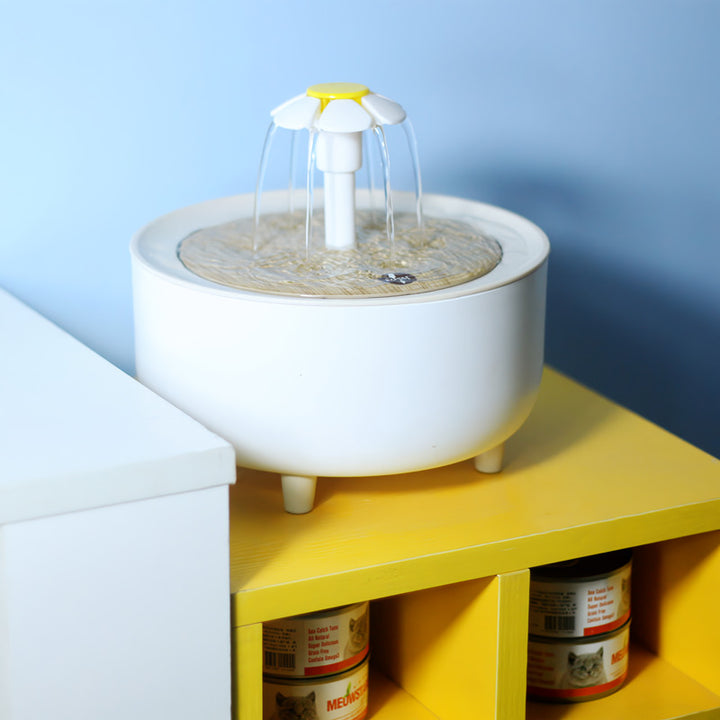 1000ML USB Cat Water Fountain with Auto Filter & Prevention Pump Sensor