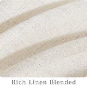 Elegant cotton button shower curtain, view 7 - MRSLM